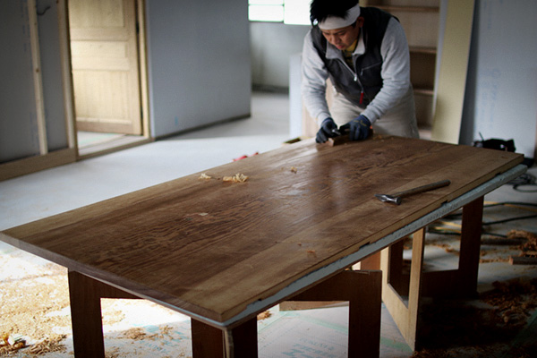 テーブル用銘木一枚板