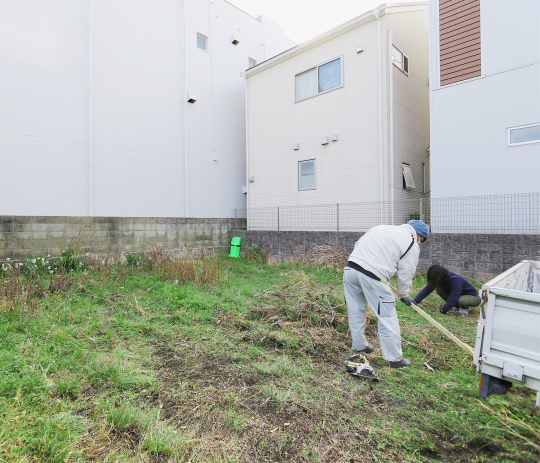 朝からせっせと作業を進めます。