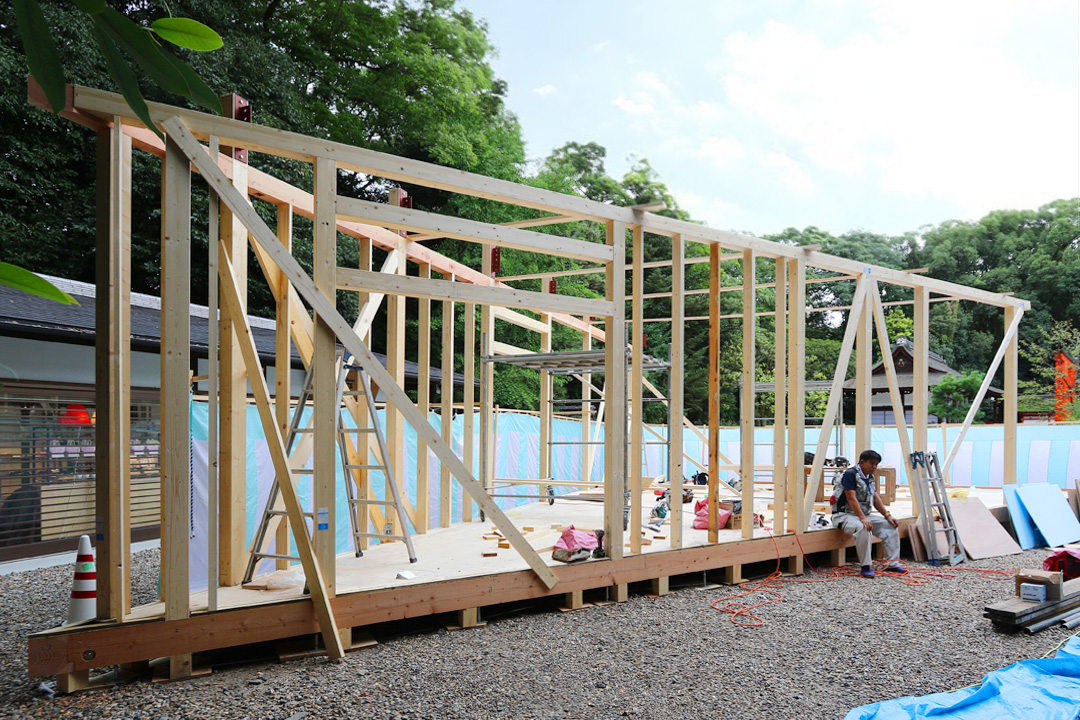 京都市左京区 アートギャラリー 建築中