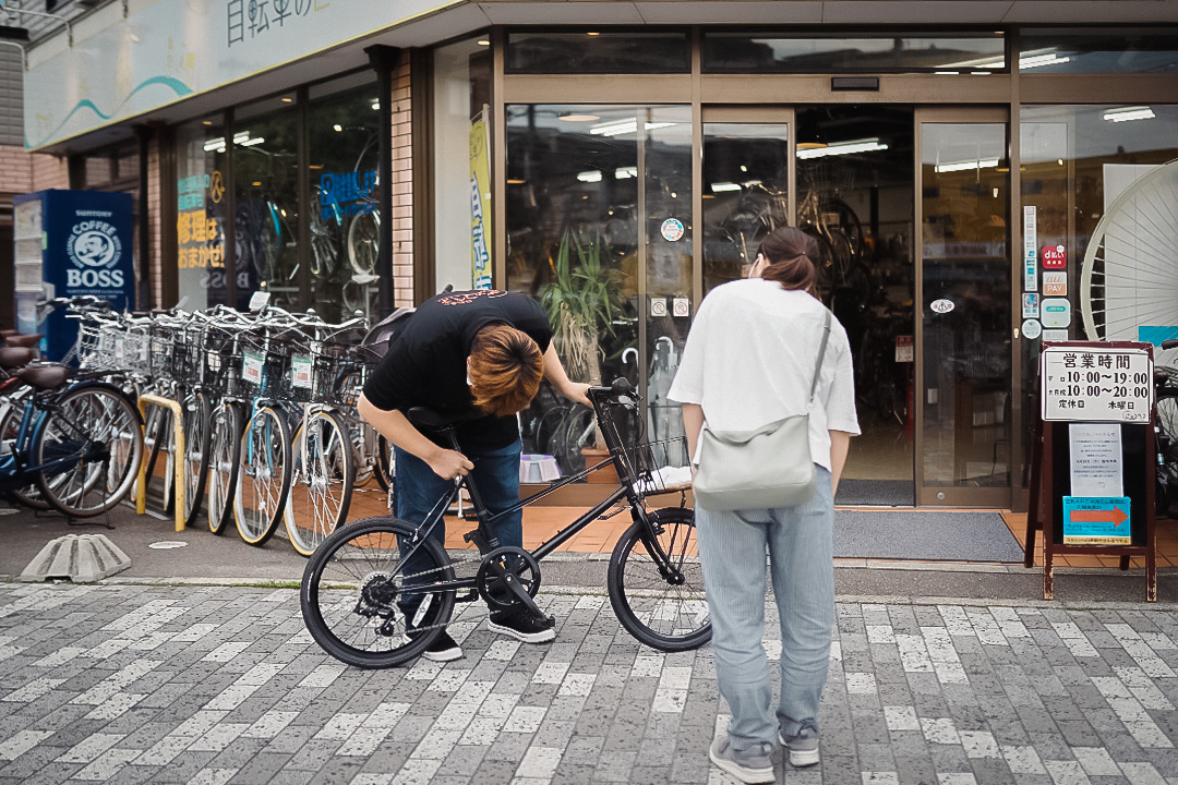 建築現場へ 自転車で通う為自転車を購入 width=