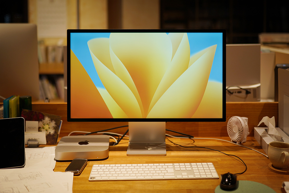Apple Macmini M2Pro Apple Studio Display デザイン