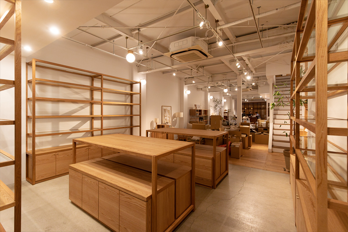 店舗デザイン 店舗改装 造作家具 京都市