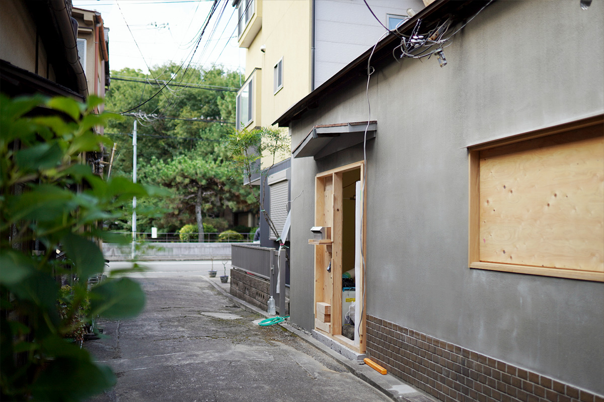 京都 路地 ギャラリー兼アトリエ リノベーション