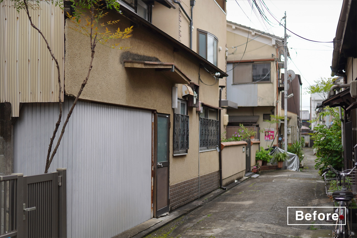町家改装前のビフォー写真 現況 リフォーム