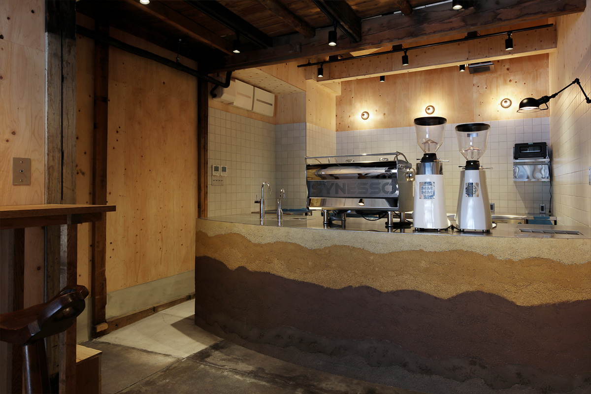 町家店舗　カフェカウンター 