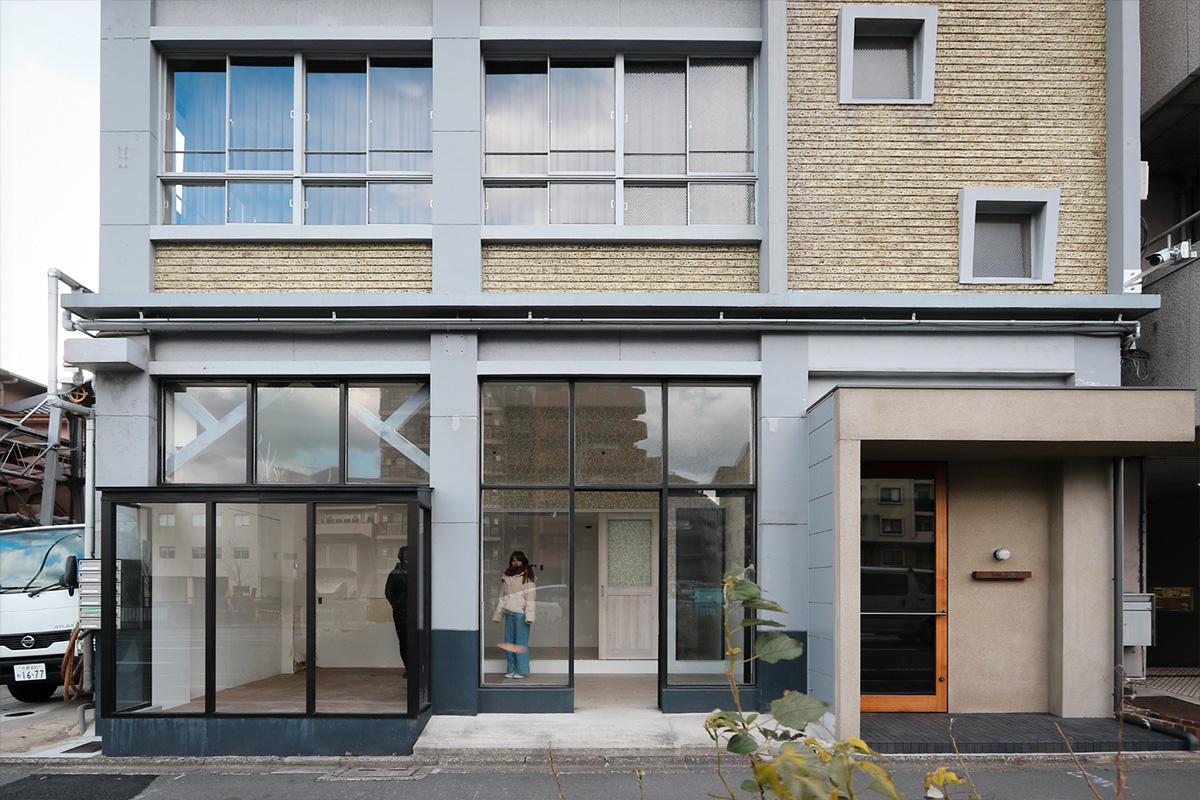 京都 二条城北 RAKU事務所1階 GIER COFFEE STAND|設計施工 株式会社洛 