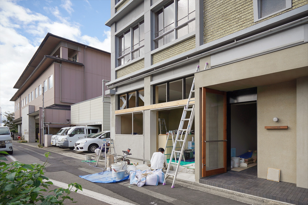 二条城北 コーヒスタンド 店舗デザイン