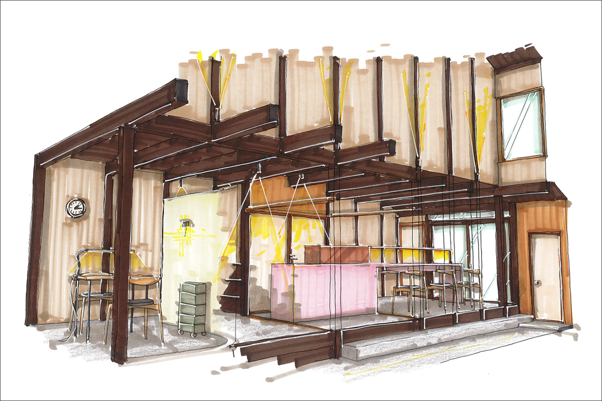 京都市東山区ネイルサロン 店舗デザイン