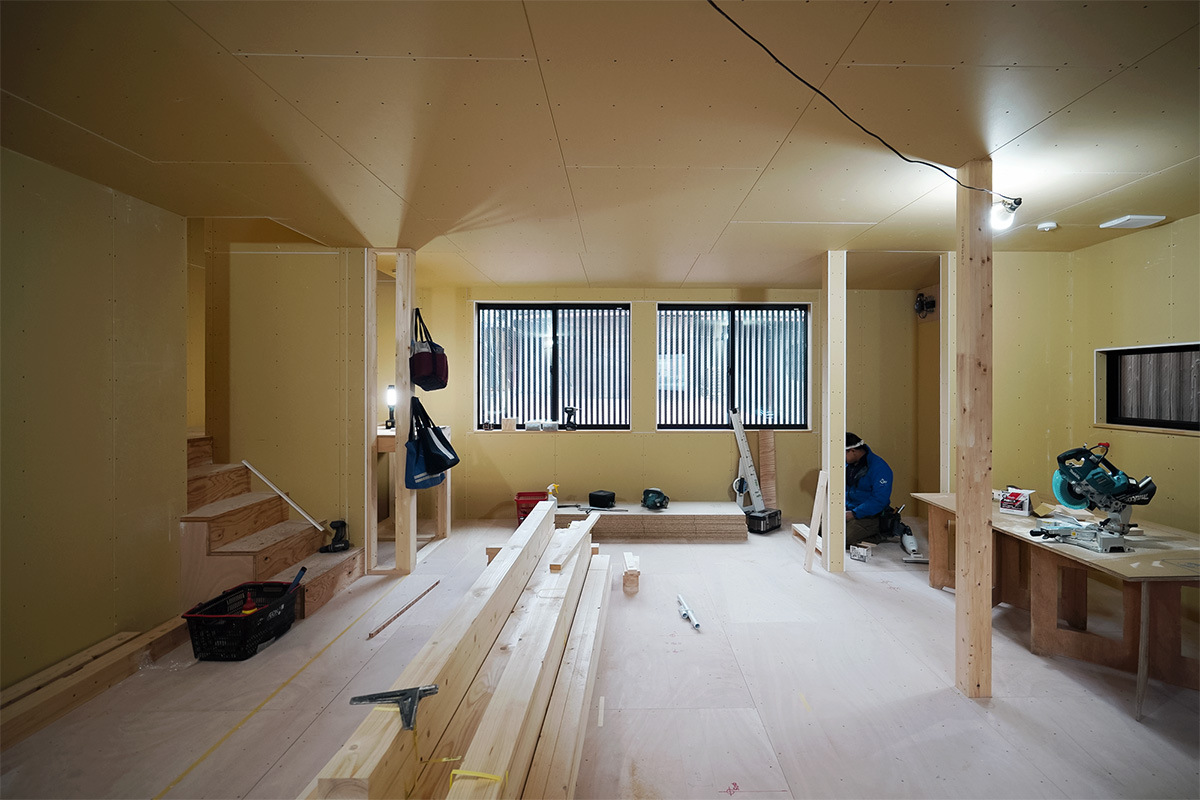 京都の店舗リノベーション工事が始まりました