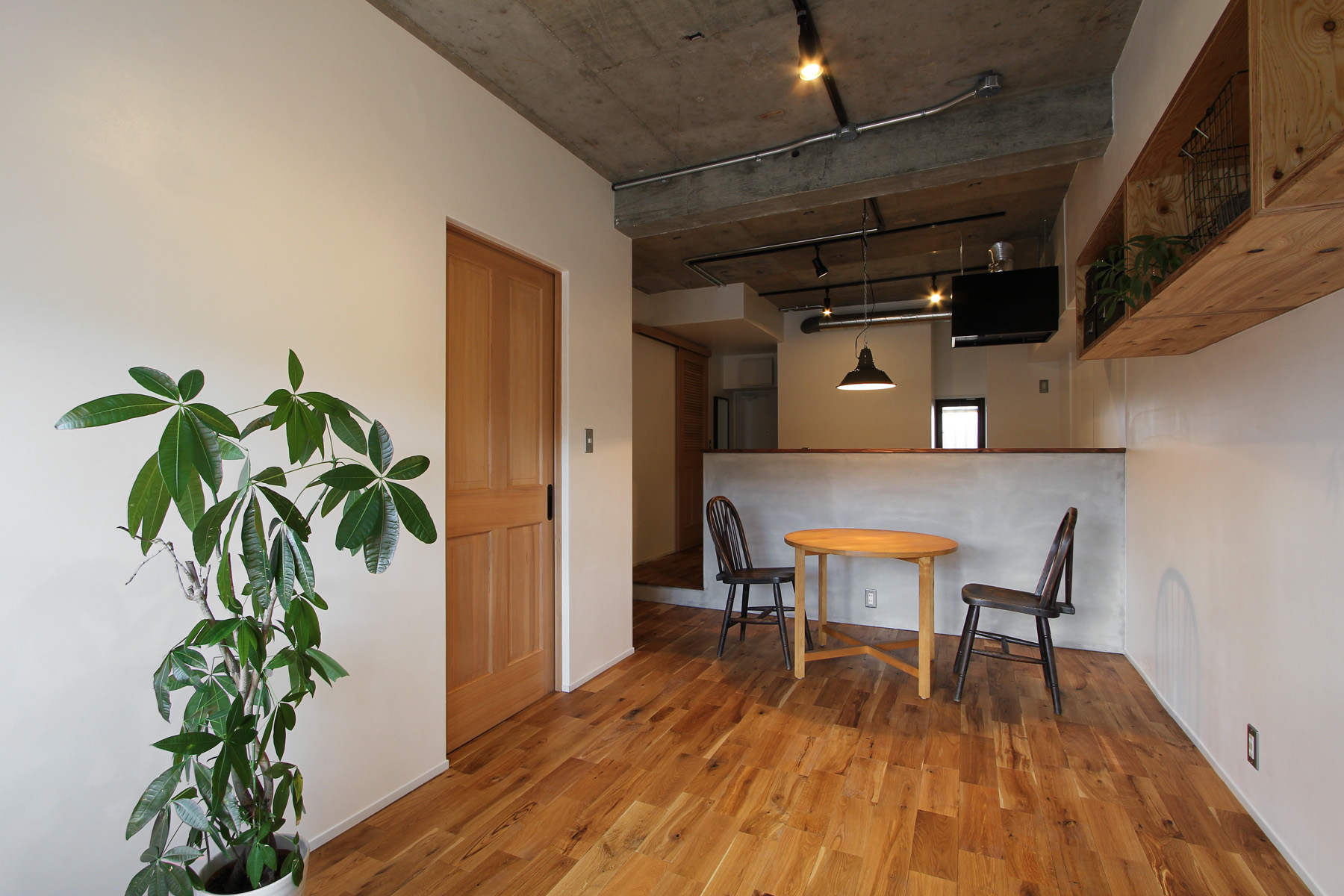 無骨×ナチュラル 二人暮らしのマンションリノベーション 京都