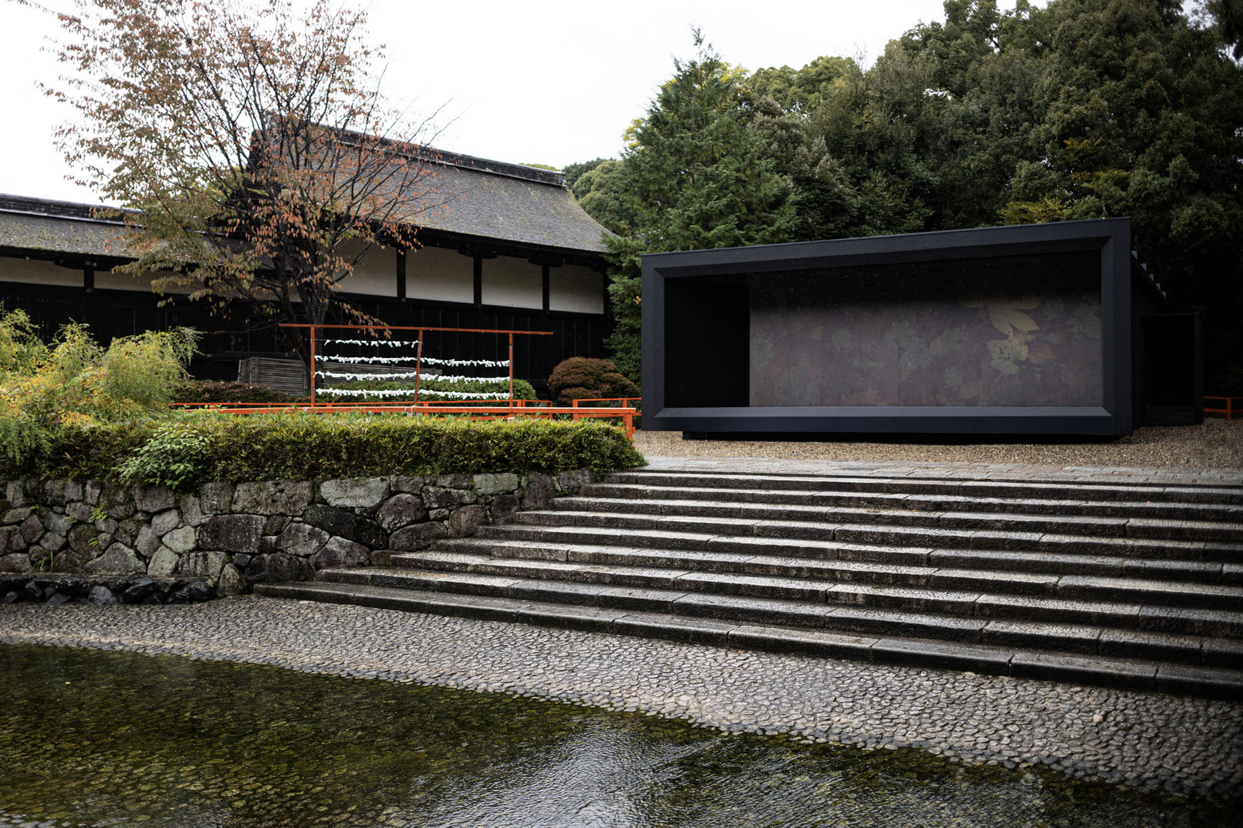 下鴨神社　御手洗社｜建物から造り上げた展示ブース。